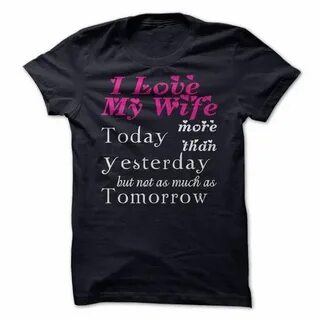 But my wife