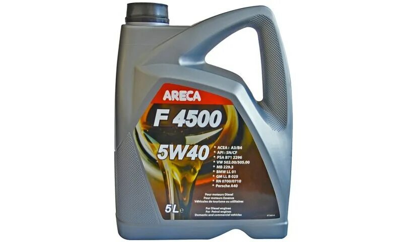 Масло 5w40 краснодар. Моторное масло Areca f4500 5w40 20 л. 050909 Areca масло моторное синтетическое. Моторное масло Areca m2500 15w40 1000 л. Арика масло 5w40 артикул.