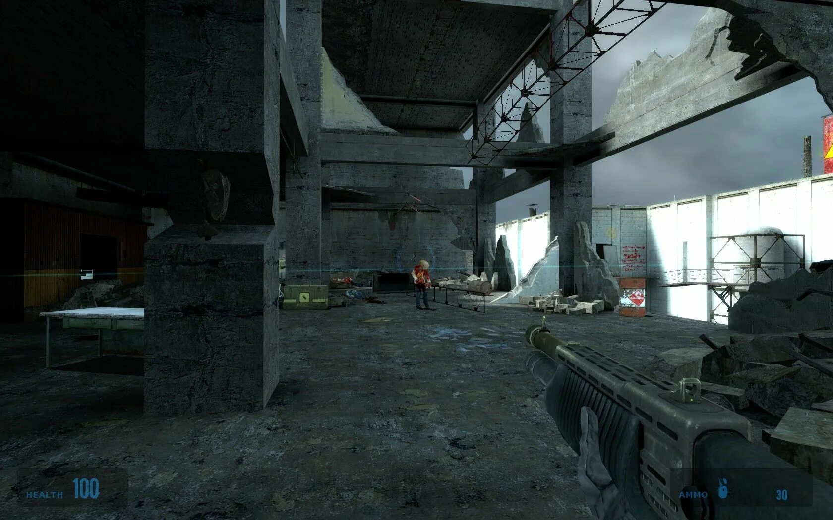 Half life 2 обзор. Бронестена half life 2. промзона халф лайф 2. half life calamity.