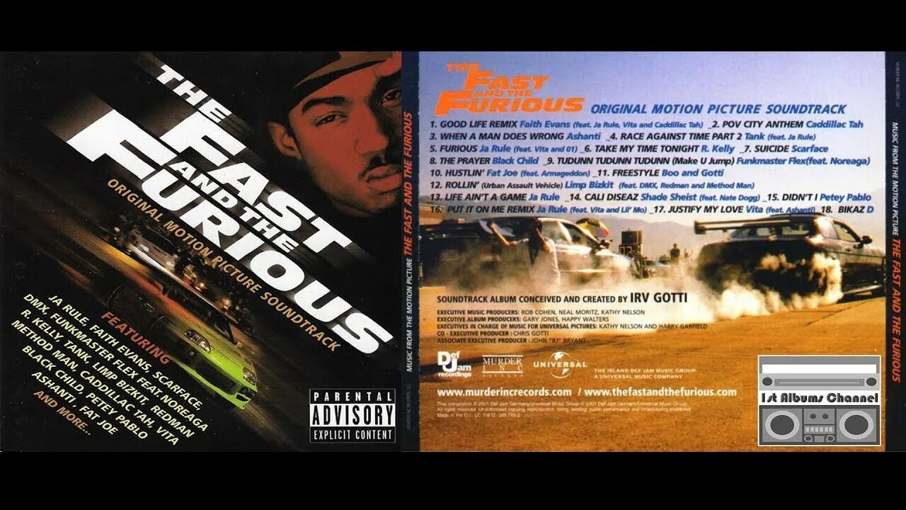 Fast Furious OST. Fast and Furious 2001 OST. The fast and the Furious 2001 Soundtrack. Форсаж 1 OST. Soundtrack fast