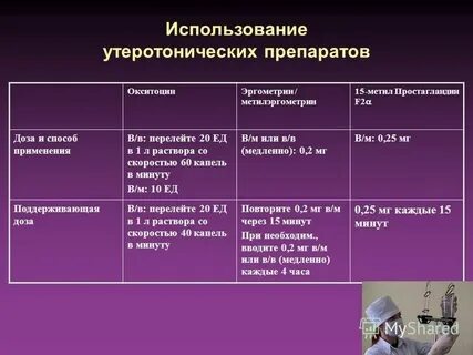 Простагландин окситоцин
