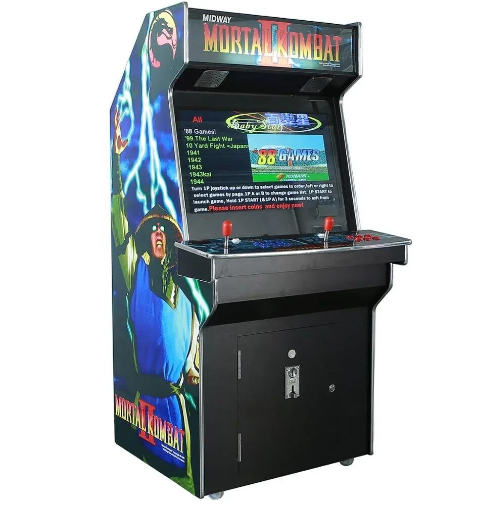 Игры автоматы купить. Аркадный автомат Mortal Kombat. Аркадный автомат Mortal Kombat 1992. Mortal Kombat 2 Arcade Machine. Игровой автомат мортал комбат.