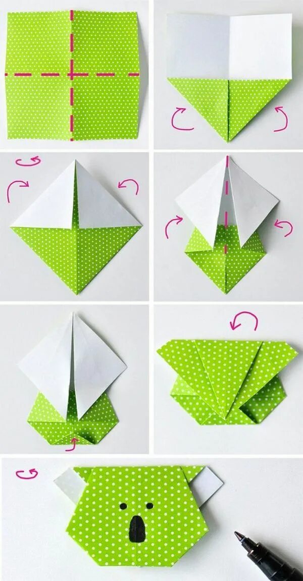 Оригами. Интересные оригами. Поделки из бумаги оригами. Оригами для самых маленьких. Как сделать маленький оригами