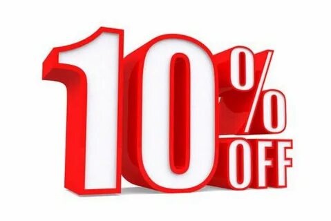10 off on
