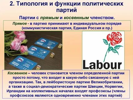 Политическая партия это какая организация