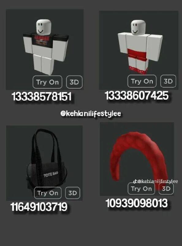 коды на одежду и аксессуары в брукхейвен