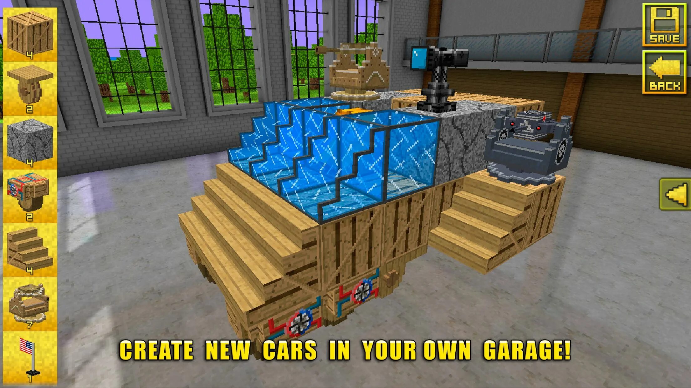Играть строить машин. Blocky cars. игра про разрушение блоков. игра про постройку машин. игра блочные машины.