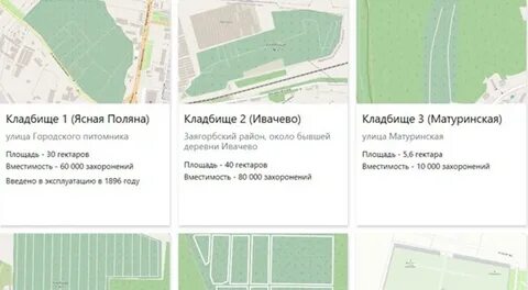 Карта захоронений череповец