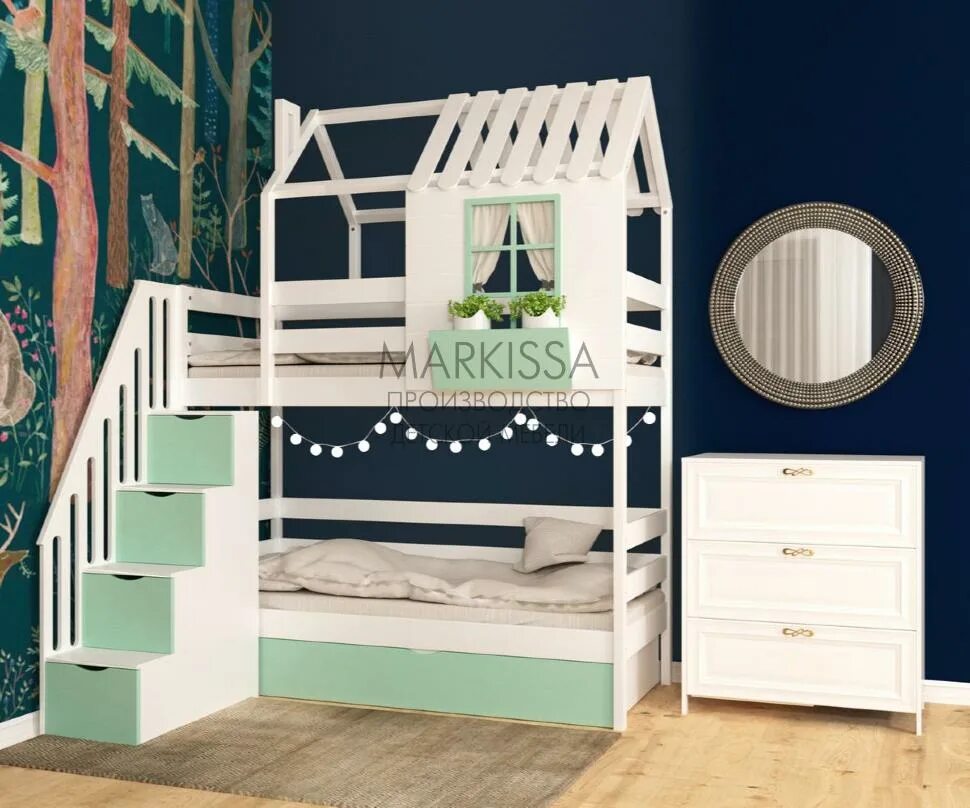 Купить кровать лестница. Двухъярусная кровать домик. Детская двухъярусная кровать домик. Кровать двухъярусная детская с лестницей. Кровать двухъярусная домик с лестницей.