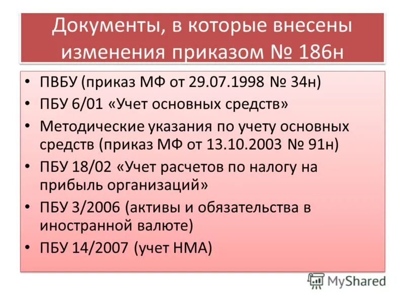 841 приказ изменения. Приказ 186. Приказ 34н характеристики. ПБУ 12/2010.