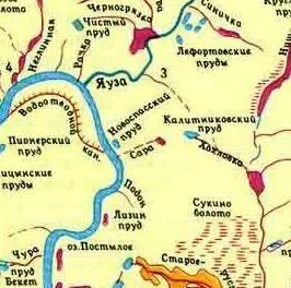 Где река яуза