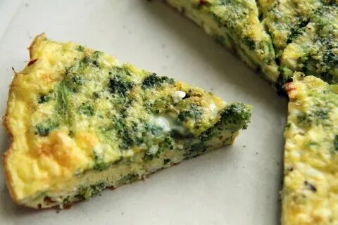 Омлет с брокколи в духовке