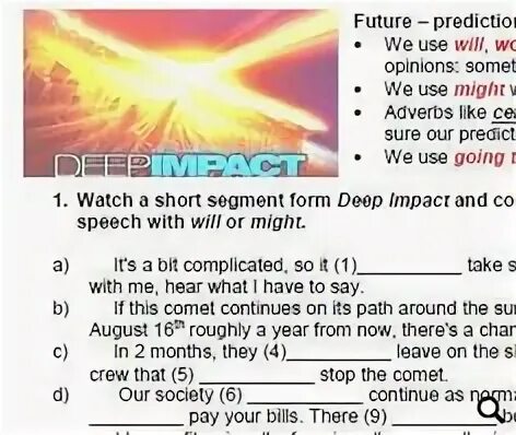 Prediction will might. Prediction will might