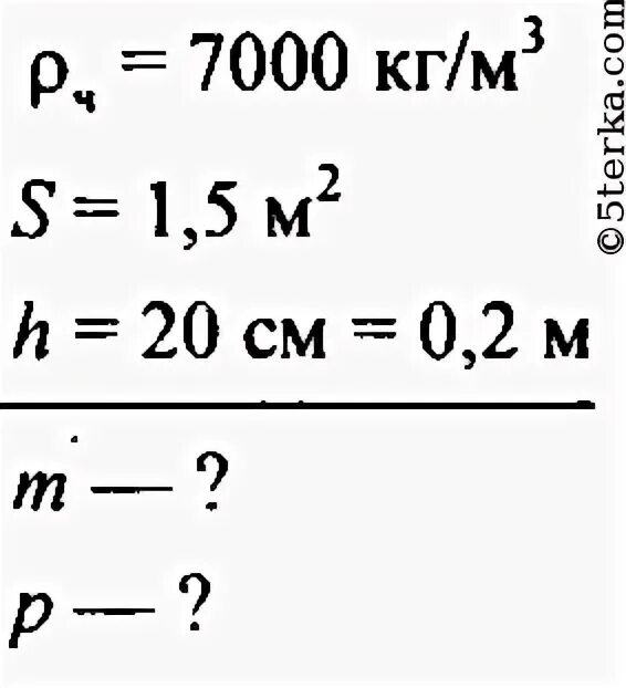 На полу лежит плита плотностью р. Рассчитать давление которое производит бетонная плита. Давление плиты на пол. 5 м2. Физика решение задач.