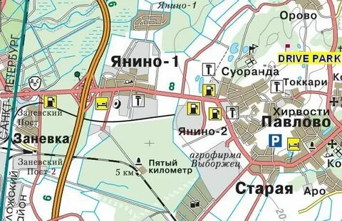 Колтуши на карте