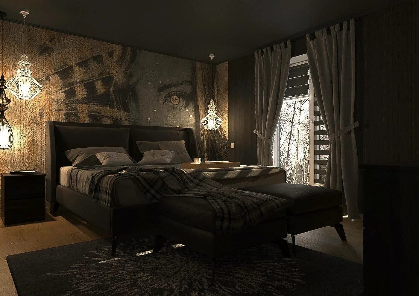 Pin de INTERIOR REBEL en BEDROOM Interior Design Ideas Diseño de dormitorio para