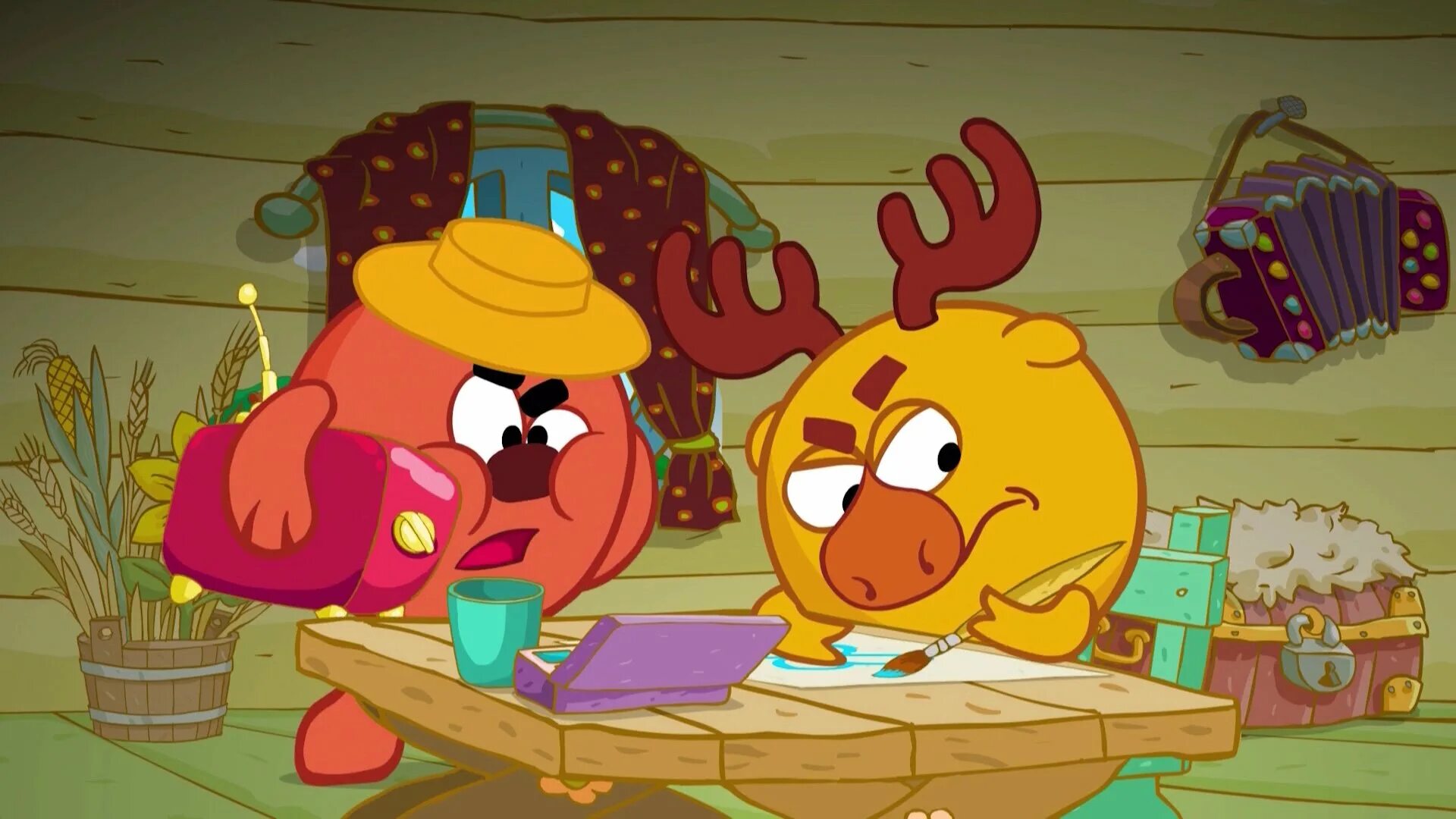 Крош и копатыч. Лосяш копатыч и пин. Смешарики копатыч и бараш. Смешарики копатыч карыч. Смешарики лосяш и копатыч.