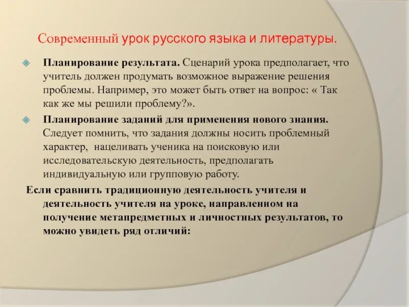 Сценарий урока по русскому языку. Современный урок литературы. Что предполагает современный урок. Итог современного урока. К современным проблемам урока относятся.