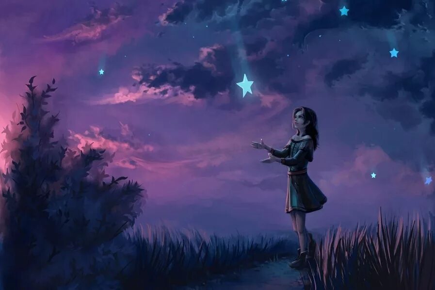 Рисунок мечтая о звездах. Падающая звезда. Девушка звезда. Девушка тянется к звездам. Ночь Падающая звезда.