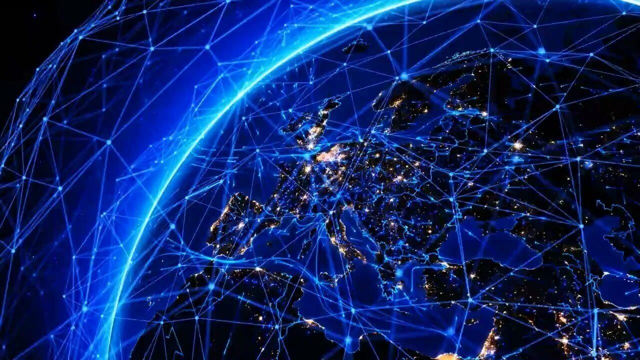 Мировая система связи. Сеть интернет. Цифровой мир. Цифровая Вселенная. Глобальная сеть.