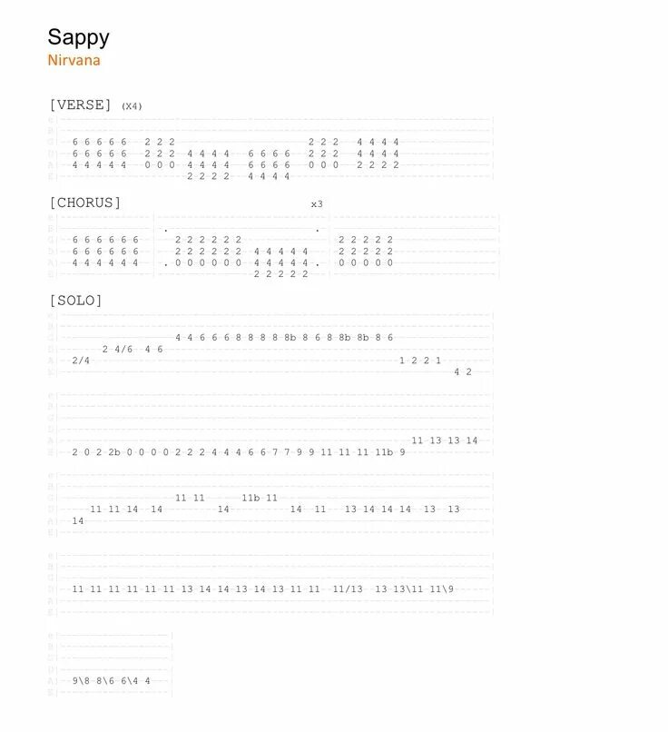 Sappy аккорды. Nirvana Tabs. Nirvana sappy текст. Nirvana sappy