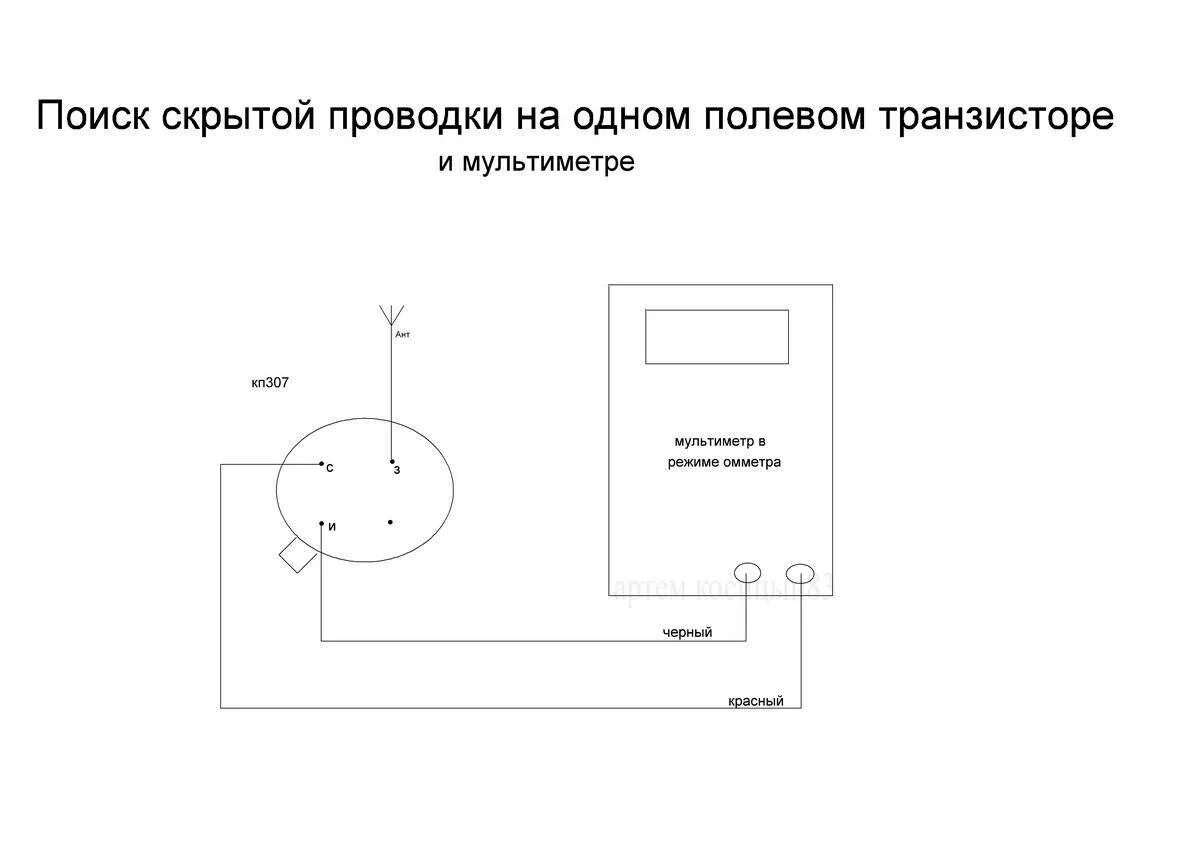 Детектор скрытой проводки из мультиметра. Детектор скрытой проводки в стене своими руками схема. Схема поисковика скрытой электропроводки. Искатель скрытой проводки на кт3102. Детектор проводки своими руками