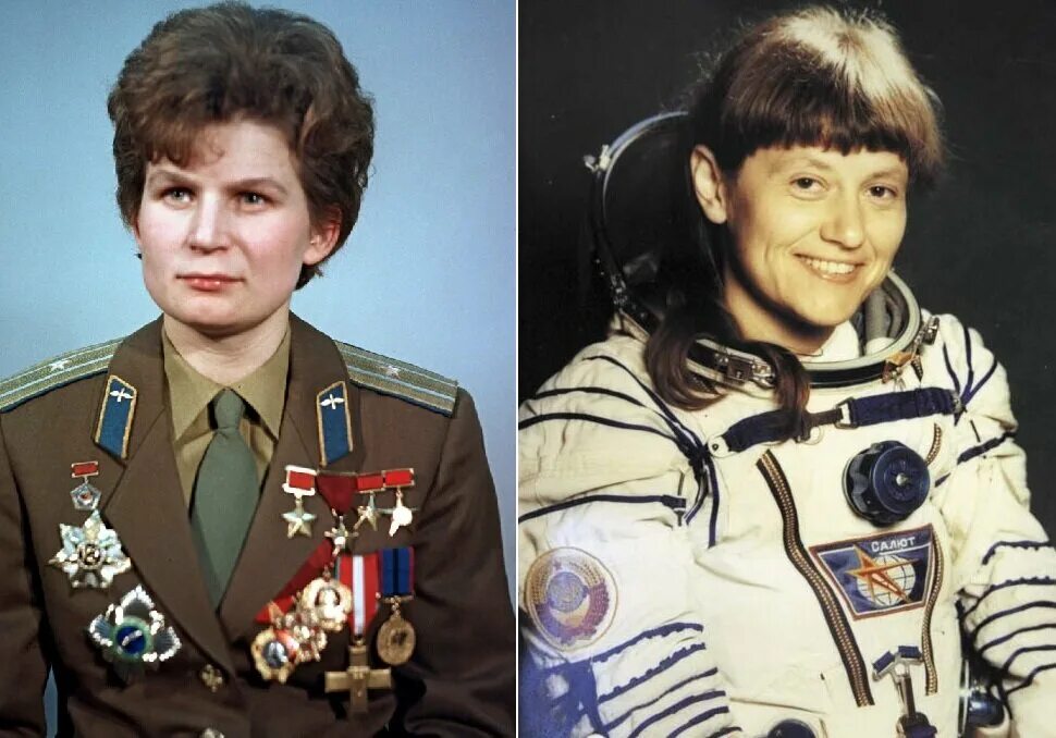 Какая советская женщина космонавт. Терешкова в молодости.