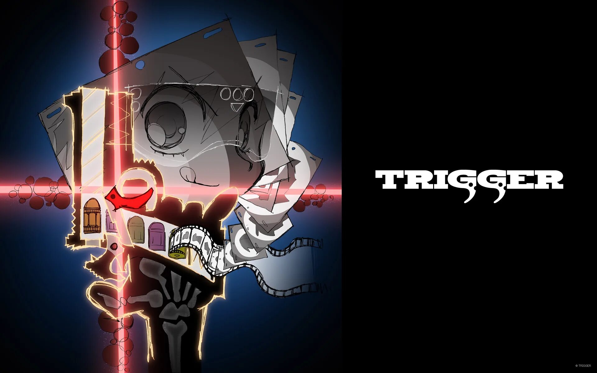 Студия триггер. Гуррен лаганн триггер. trigger студия. trigger студия аниме. trigger (компания).