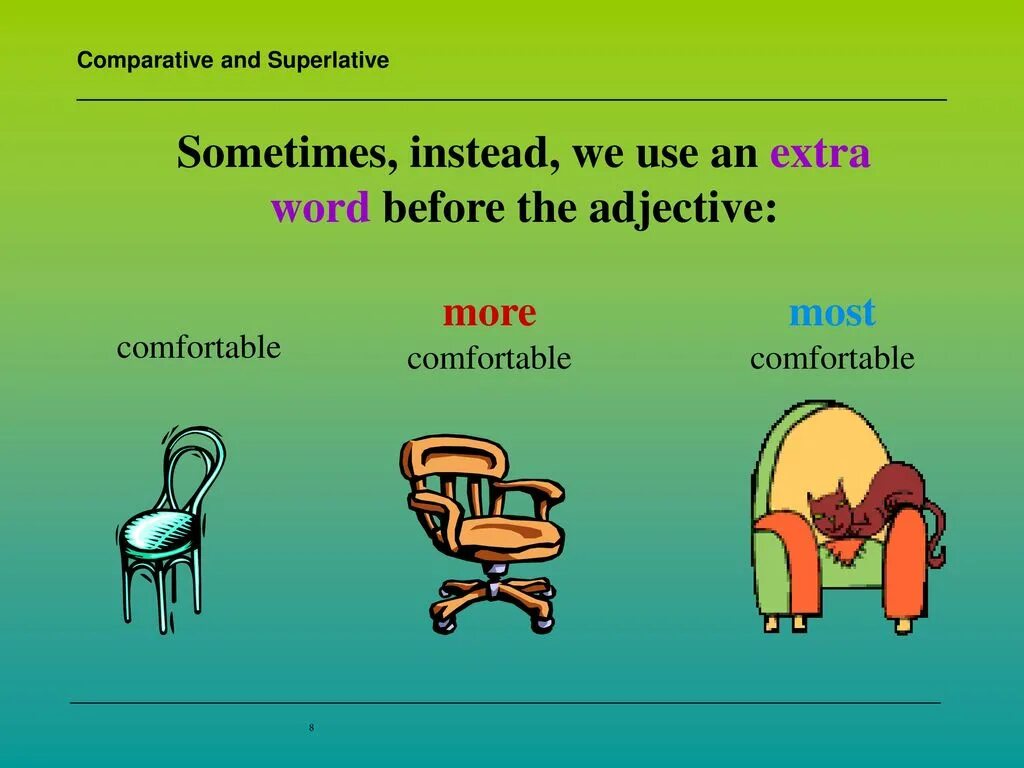 Comfortable Comparative. Comfortable Comparative and Superlative. Comparative and Superlative картинки для сравнения. Superlative comfortable. Adjectives comfortable