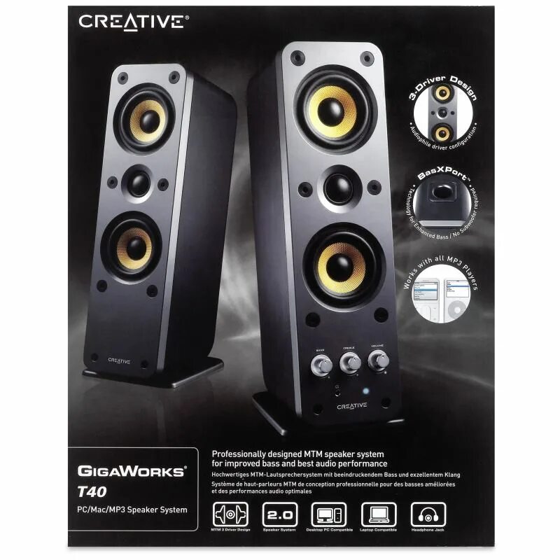 Creative t40 series ii. Creative gigaworks t40. колонка creative gigaworks t40. колонки creative gigaworks t40 series ii. creative gigaworks t40 series комплектация.