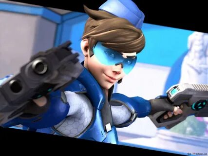 Standard 4:3 1400x1050 Overwatch - trace in cadet oxton skin wallpaper down...
