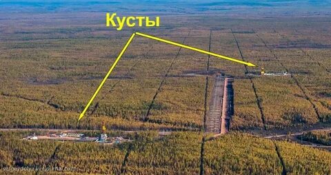Обустройство куста скважин