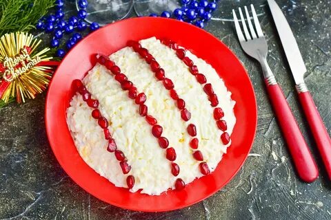 Бусы на снегу рецепт салата с курицей