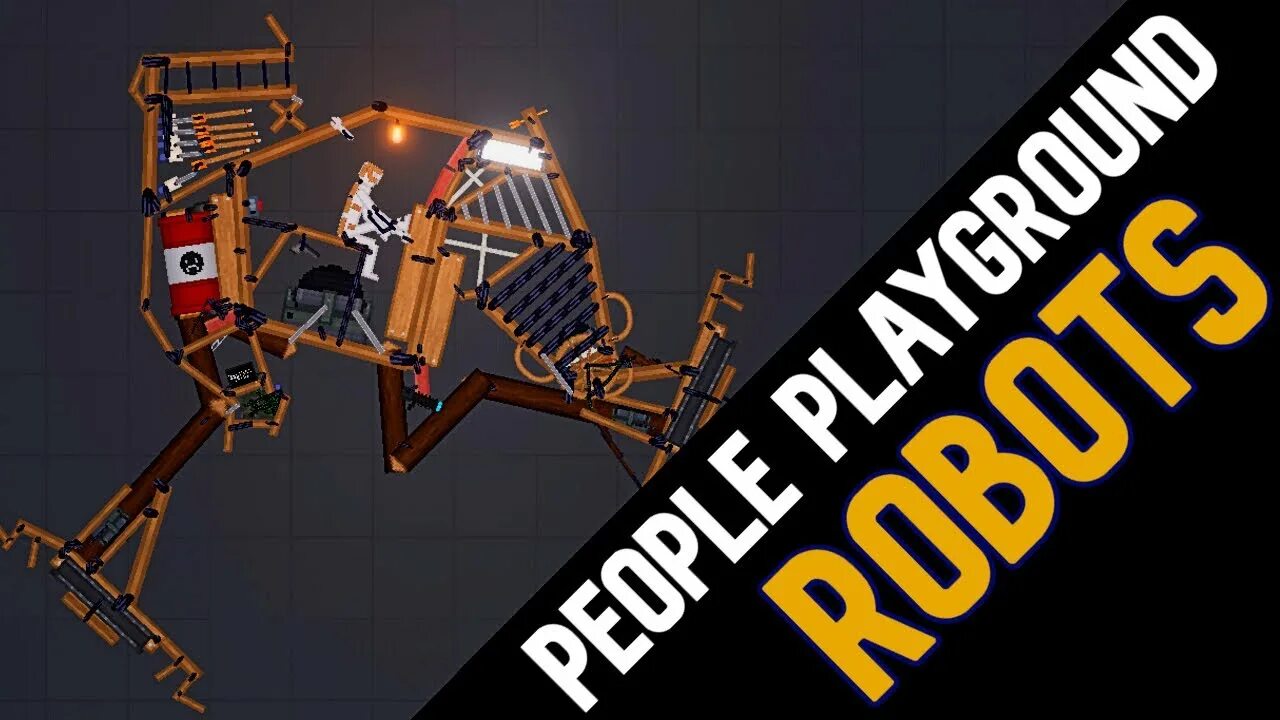 People playground robots. People playground робот. меха people playground. робот мех в пипл плейграунд. пипл плейграунд постройки роботы.