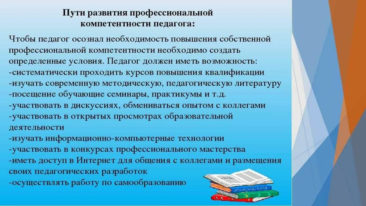 Рекомендации по профессиональному развитию педагога. Формирование профессиональной компетентности учителя.. Пути развития профессиональной компетентности педагога. Пути формирования профессиональной компетентности педагога.