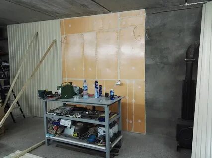 Утепление гаража изнутри пеноплексом