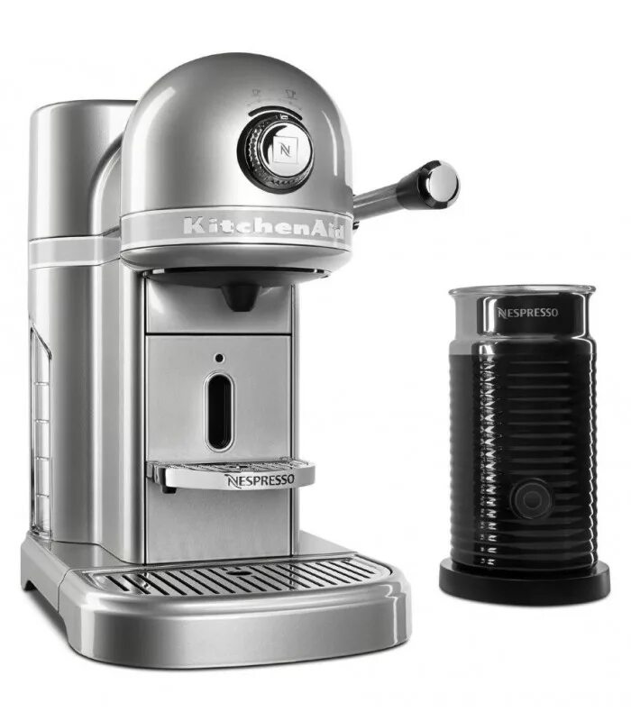 Кофеварка китчен. Kitchenaid кофеварка Nespresso. Капсульная кофемашина kitchenaid Nespresso. Кофемашина Китчен эйд неспрессо. Кофемашина kitchenaid серебряный медальон.