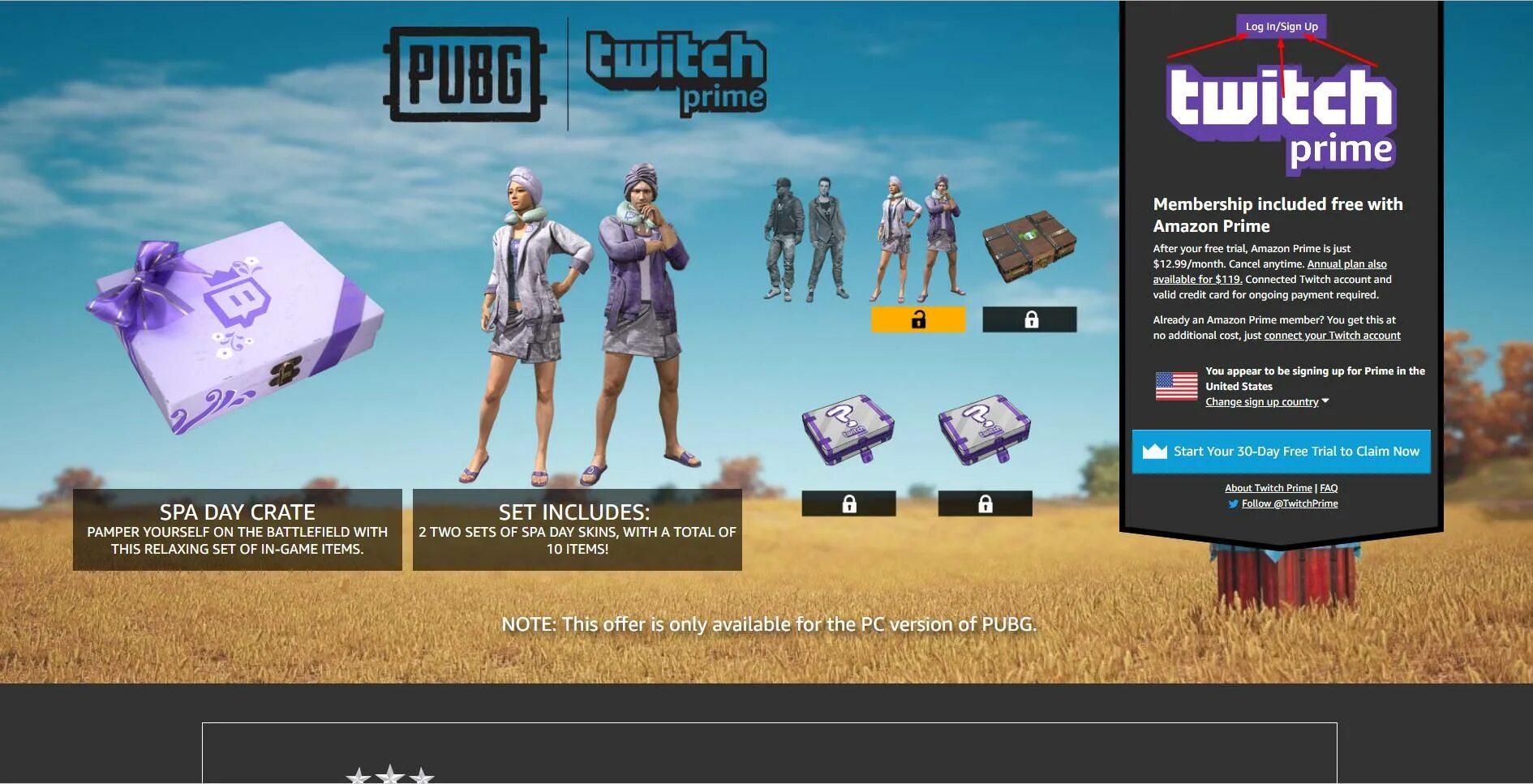 Amazon pubg. ПУБГ Твич Прайм. Prime Gaming PUBG. Твич Прайм сет ПАБГ. Amazon Твич.