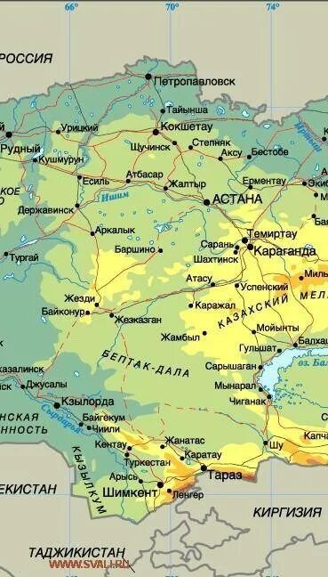 Какое море находится в казахстане