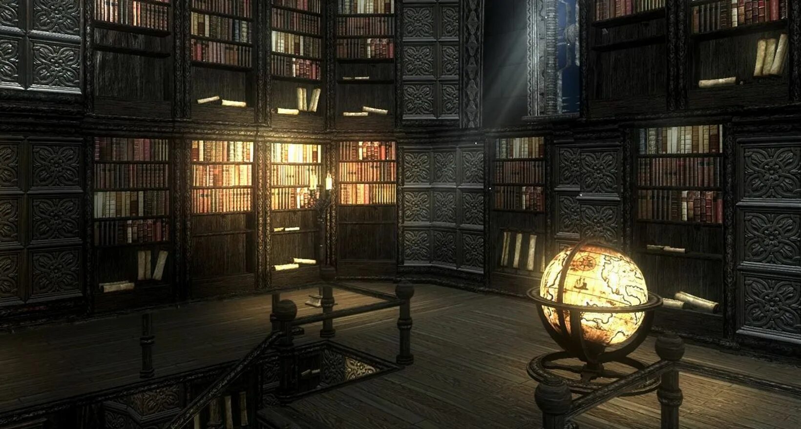 Старинная библиотека. Старинная библиотека в замке. Темная библиотека. Таинственная библиотека.