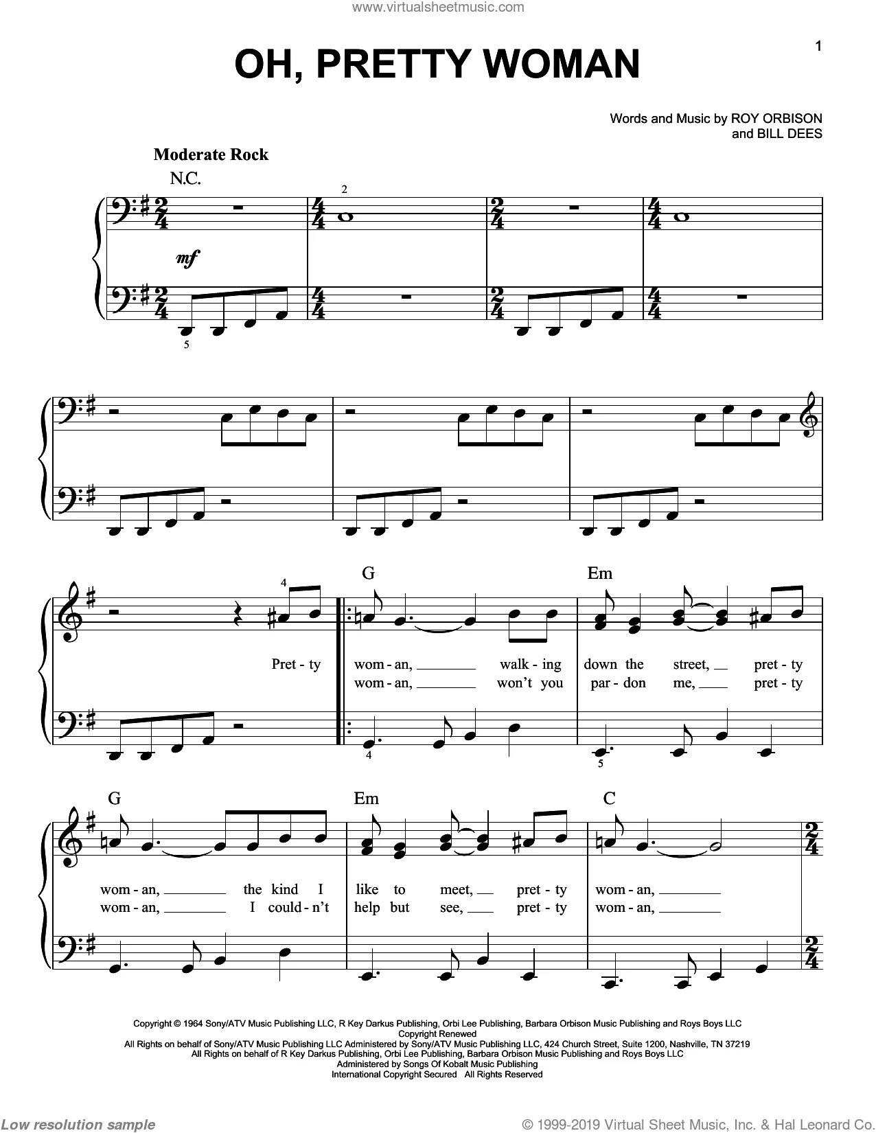 Песня oh woman oh woman. Roy Orbison “Oh, pretty woman” риф Ноты. Pretty woman табы. Roy Orbison — «Oh, pretty woman» табы. Pretty woman Roy Orbison Ноты.