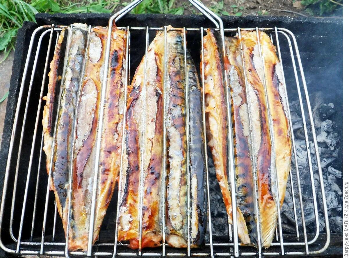 Замариновать скумбрию для решетки