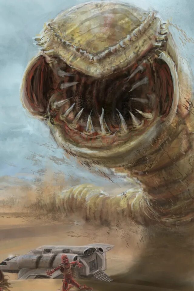 Дюна Шай-Хулуд. Песчаный червь Дюна.