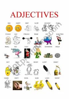 Adjectives dictionary