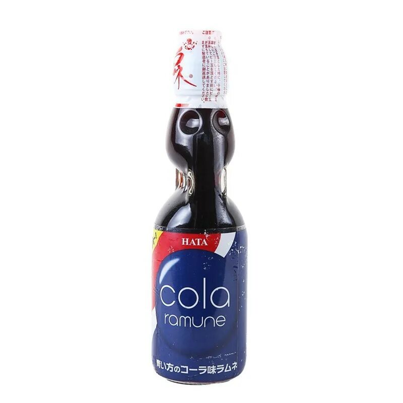 Напиток газированный Рамунэ со вкусом колы, 200 мл. Напиток газированный hata Ramune Cola/ Рамуне кола, ст/б 200мл Япония. Hata Kosen Cola Ramune 200 ml. Лимонад Ramune Hatakosen.