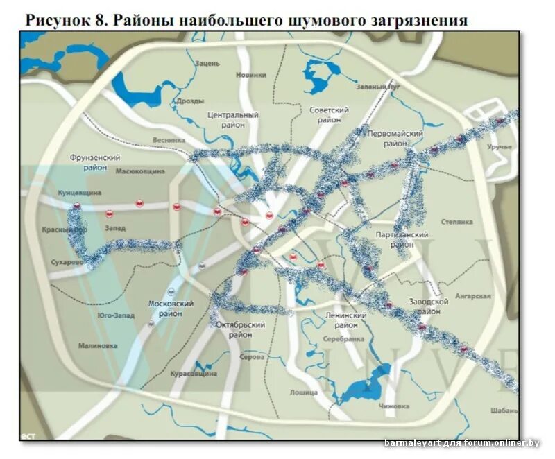 Минск на карте. Экологическая карта Минска. Схема Минска с районами. Районы Минска на карте. Местоположения минска