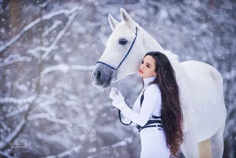 Фотосессия с лошадьми образы зимой (86 фото) .