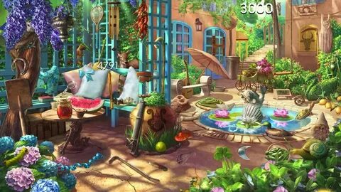 Игра поиск предметов сад