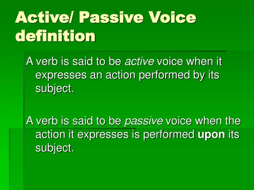 Passive voice songs. Active Passive Voice Definition. Passive Voice Definition. Active Voice. Definition of Voice.