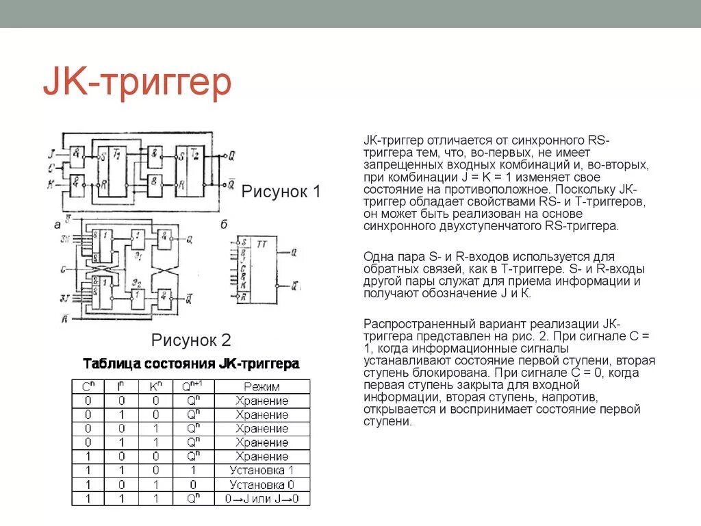 2. JK триггер схема. JK триггер универсальный схема. Назначение выводов JK триггера. Синхронный t триггер схема.